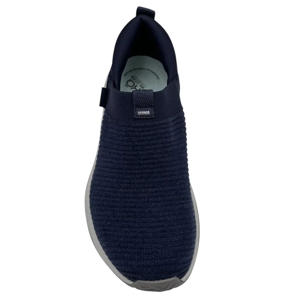 Ryka Women's Encore Knit Plus Athletic Casual Shoes Size 8.5 Blue Slip-on Style‎